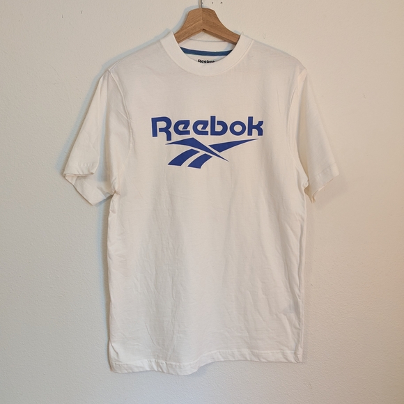 Reebok Other - Reebok White and Blue Short Sleeve Tee